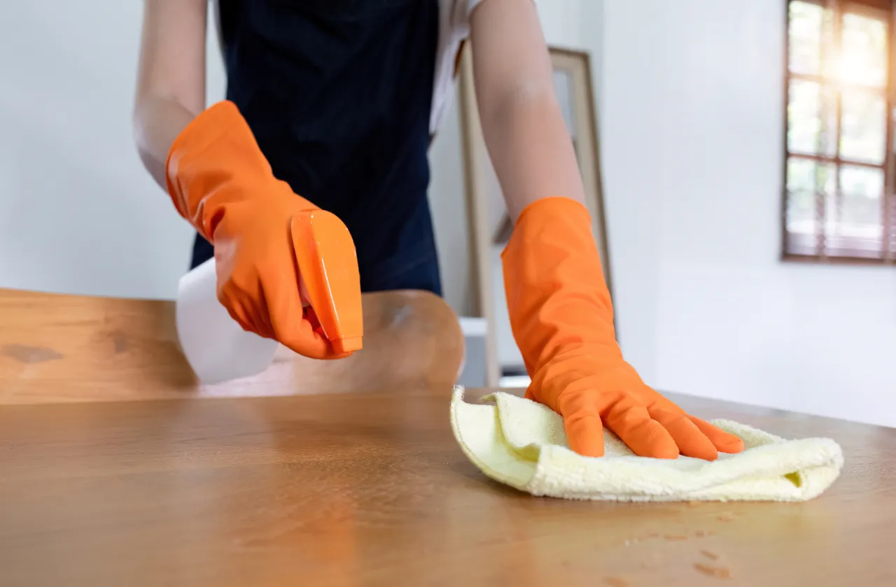 Deep cleaning of wooden surfaces in New Jersey